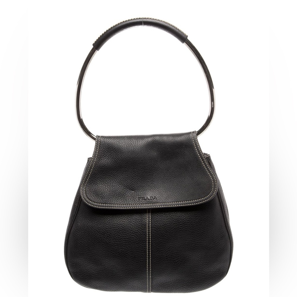Prada Vitello Daino Leather Ring Bag